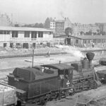 Cheb nádraží 1950 Eger Bahnhof